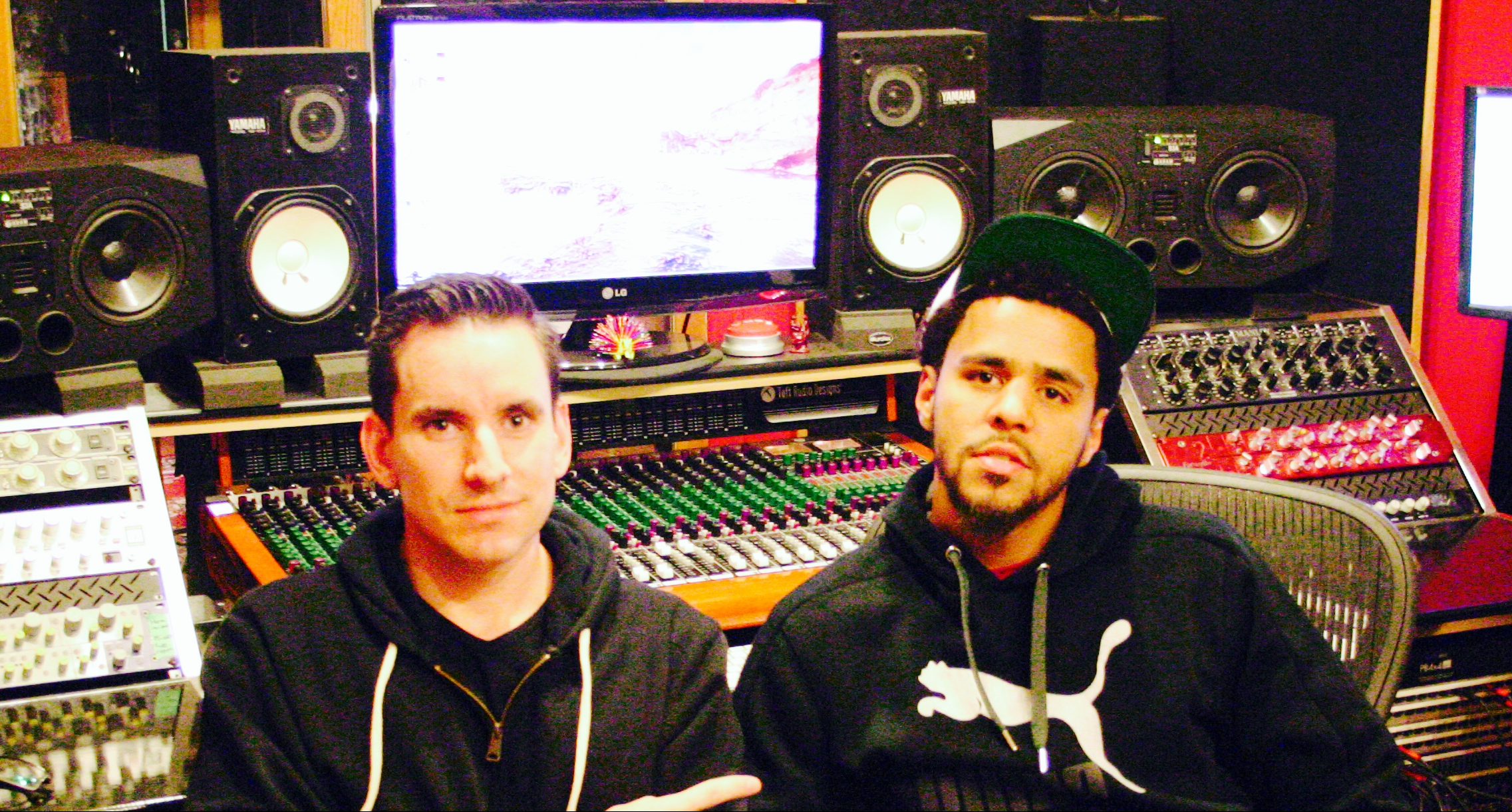 J Cole drops in for an amazing 2 day sessions to put down vocals for a few new tracks